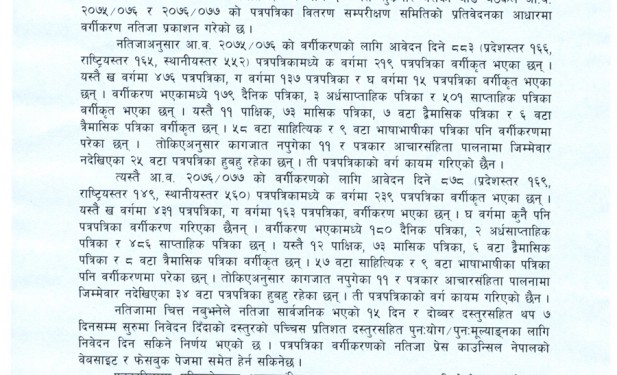हुबहु सार्ने पत्रपत्रिकालाई काउन्सिलको कारबाही